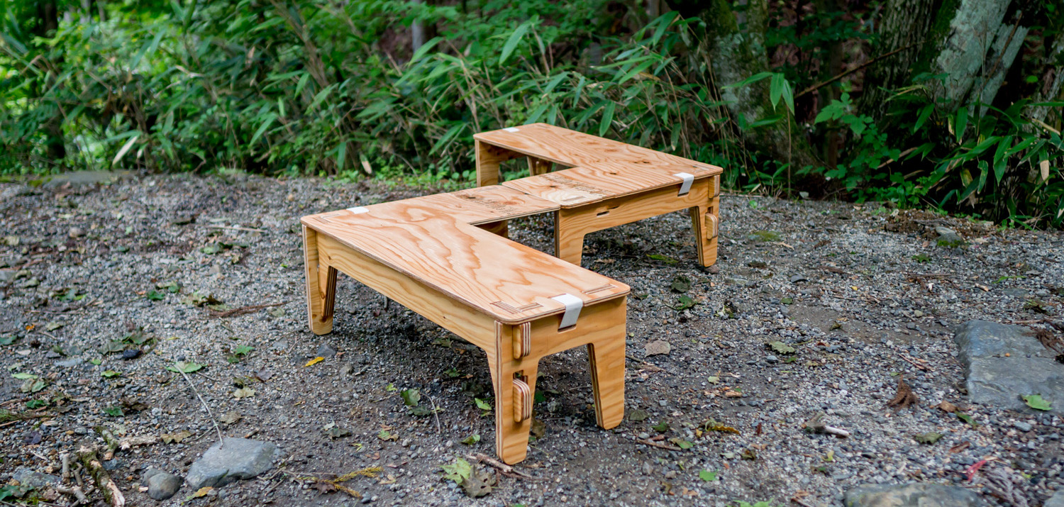 L-TABLE | YOKA＜ヨカ＞ 組み立て式木製アウトドア家具ブランド ...