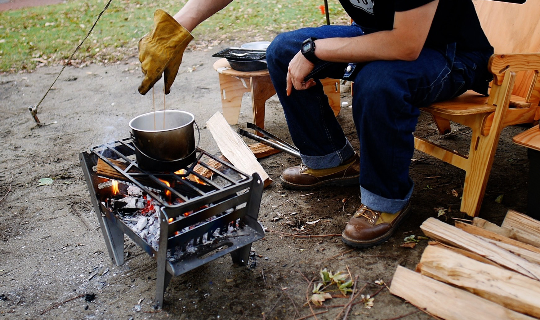 COOKING FIRE PITのここがスゴイ！ | YOKA＜ヨカ＞ 組み立て式木製 
