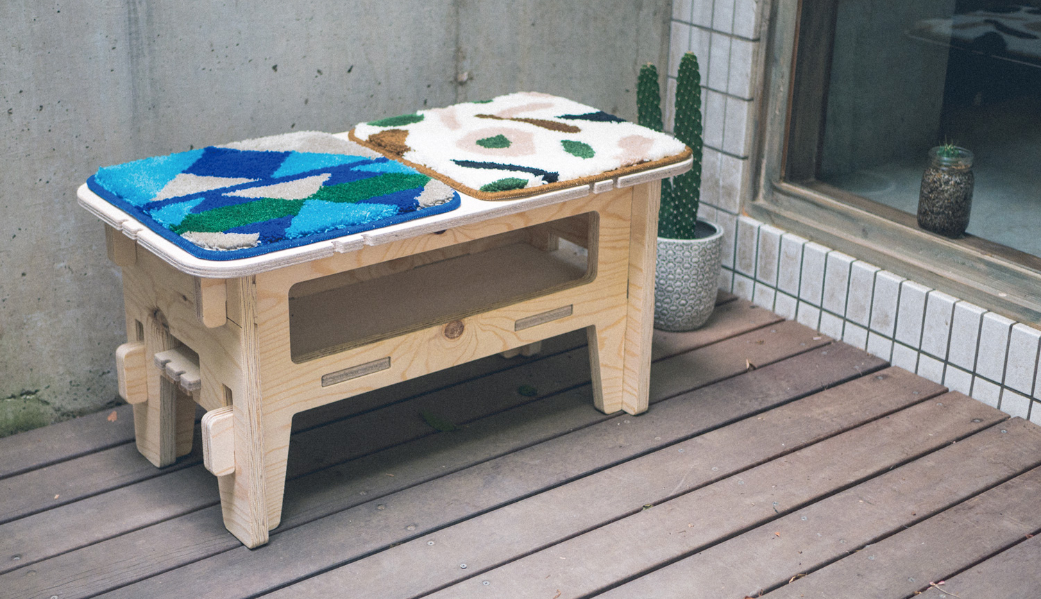 PANEL BENCH | YOKA＜ヨカ＞ 組み立て式木製アウトドア家具 